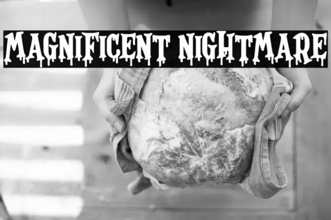 Magnificent Nightmare फ़ॉन्ट examples