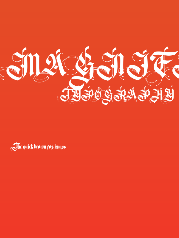 Magnificent Personal Use Poster