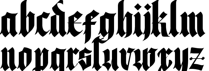 Magnificent Personal Use Font LOWERCASE