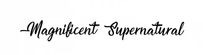 Magnificent Supernatural  لخطوط تنزيل