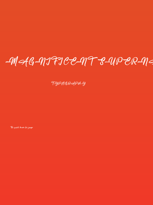 Magnificent Supernatural Poster