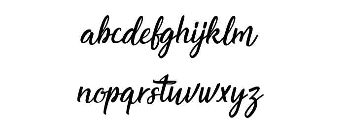 Magnificent Supernatural Font LOWERCASE