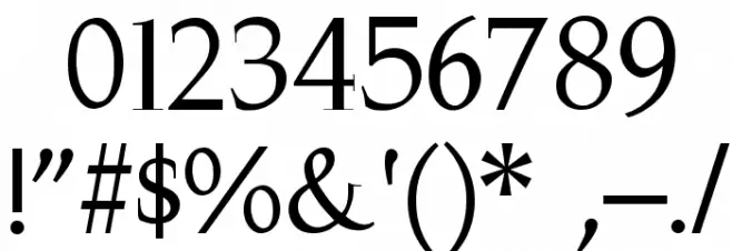 Magnificent Font OTHER CHARS