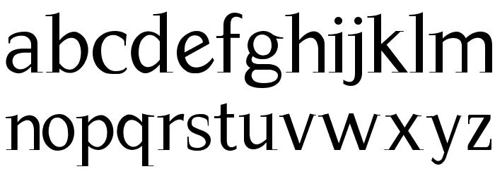 Magnificent Font LOWERCASE