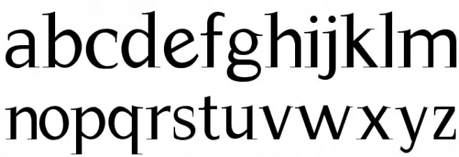 Magnificent Шрифта строчной