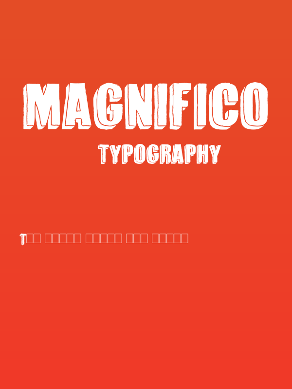 Magnifico Poster