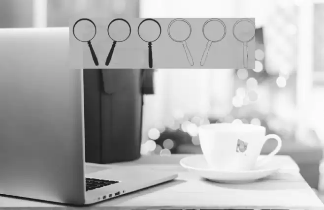 Magnifying Glass Font examples