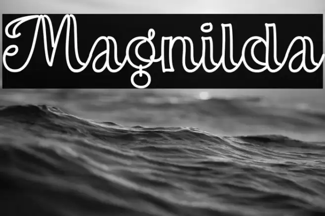 Magnilda Font examples