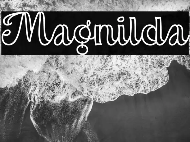 Magnilda Font examples