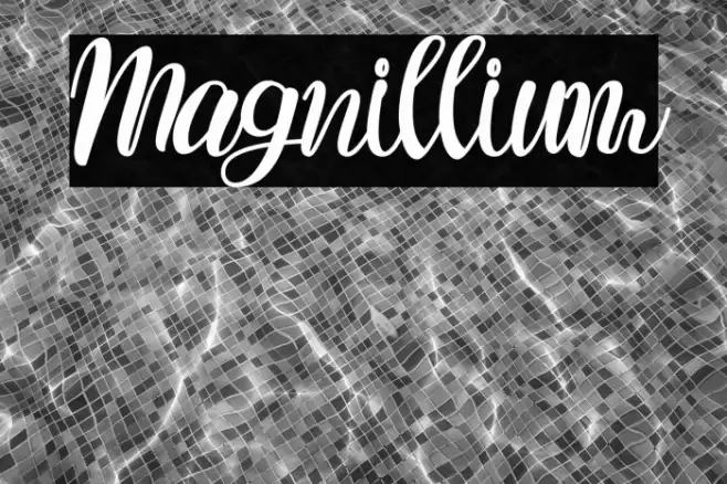Magnillium Font examples