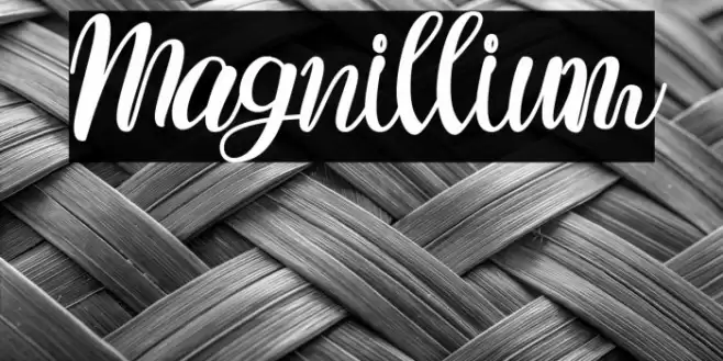 Magnillium Font examples