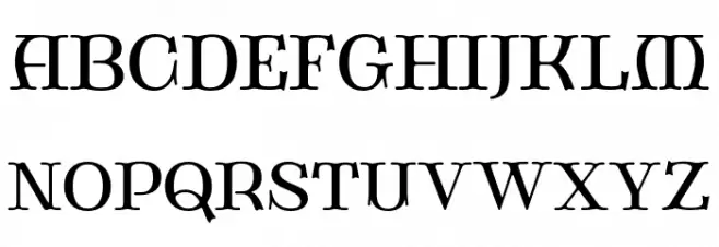 Magnirum Serif PERSONAL USE Regular 字体 大写