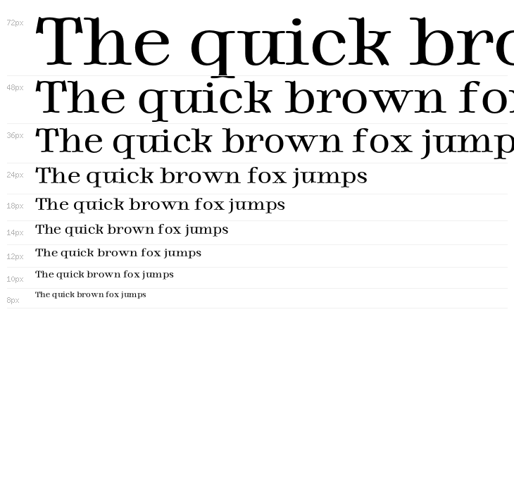 Magnirum Serif PERSONAL USE Regular Waterfall