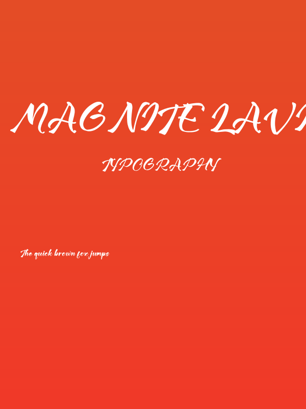 Magnite Lavingo Poster