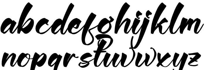 Magnite Lavingo Font LOWERCASE