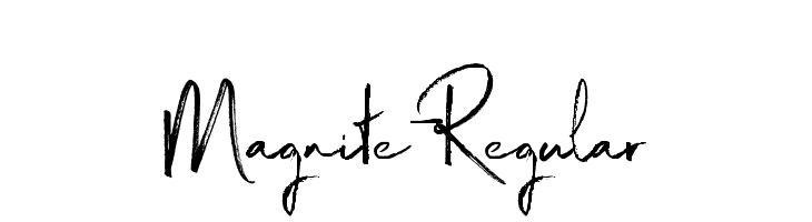 Magnite-Regular  免费字体下载