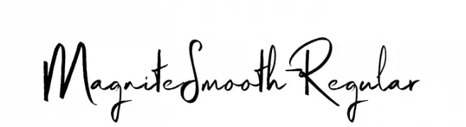 MagniteSmooth-Regular  Frei Schriftart Herunterladen
