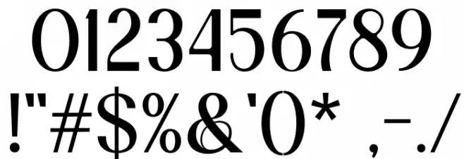 MagnitudeDemo Font OTHER CHARS