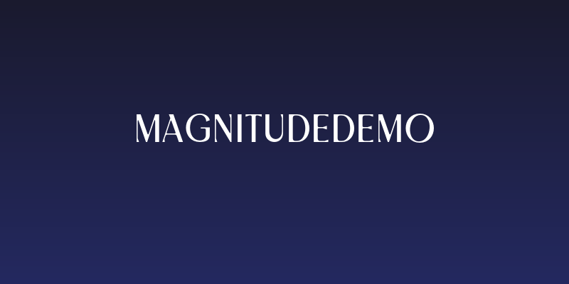 MagnitudeDemo Social Header