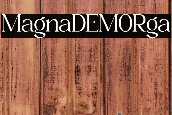 Magnola DEMO Regular Example 3
