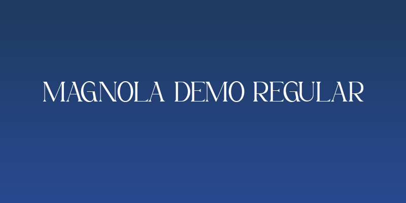 Magnola DEMO Regular Social Header