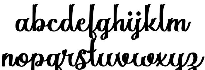 Magnola Demo Font LOWERCASE