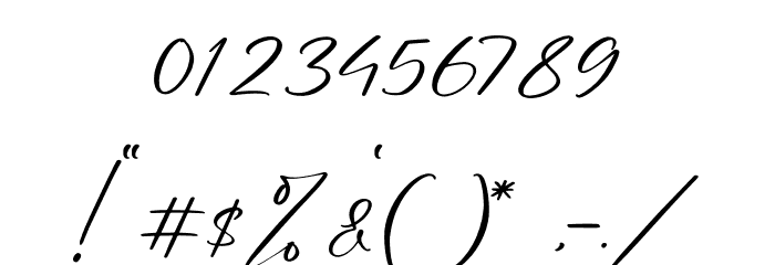 Magnolia Delmonte Font OTHER CHARS