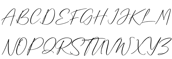 Magnolia Delmonte Font UPPERCASE