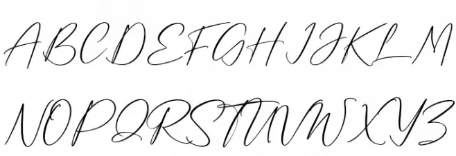 Magnolia Delmonte Schriftart Groß
