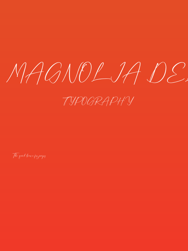 Magnolia Delmonte Poster