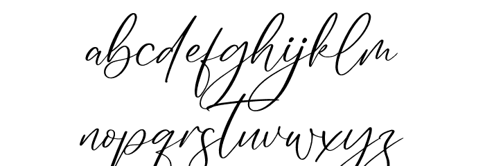 Magnolia Delmonte Font LOWERCASE