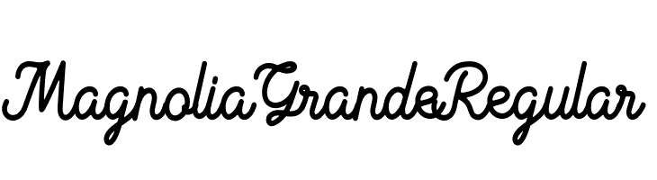 Magnolia Grande Regular  Fuentes Gratis Descargar
