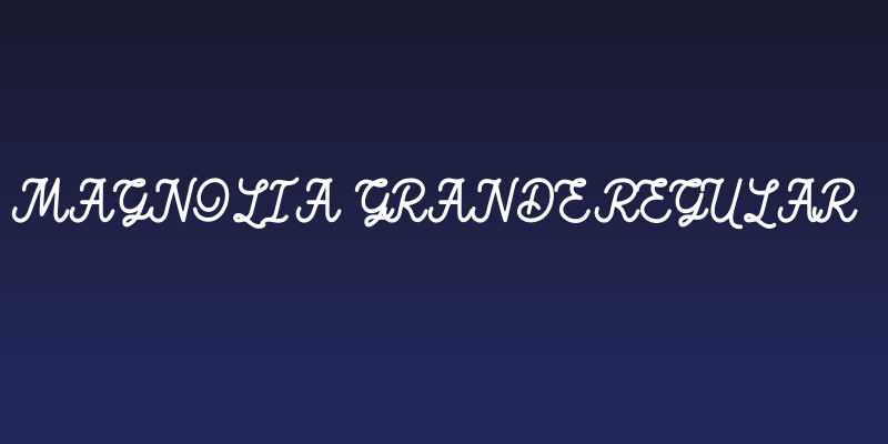 Magnolia Grande Regular Social Header