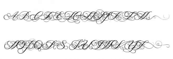 Magnolia Italic Schriftart Groß