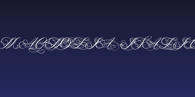 Magnolia  Italic Social Header