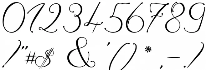 Magnolia Light Font OTHER CHARS