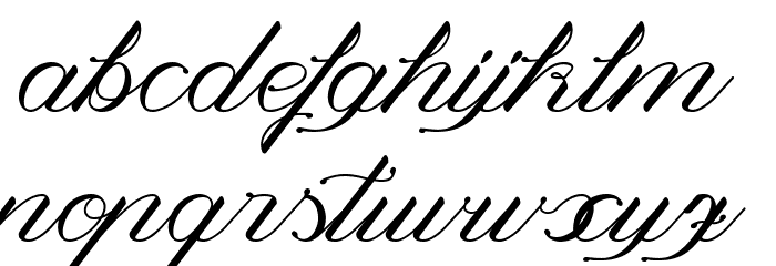 Magnolia Light Font LOWERCASE