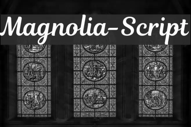 Magnolia-Script Font examples