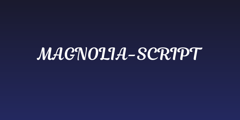 Magnolia-Script Social Header