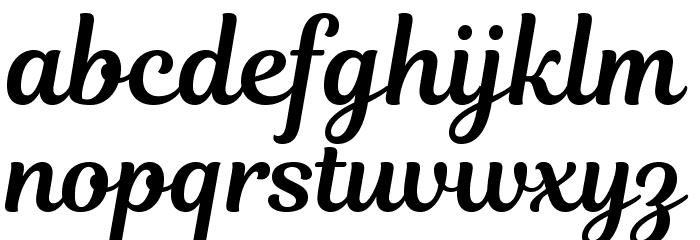 Magnolia-Script Font LOWERCASE