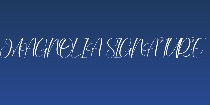 Magnolia Signature Social Header