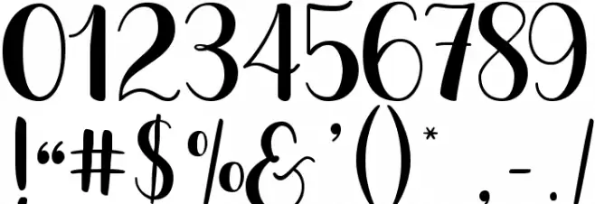 Magnolia Sky Font OTHER CHARS
