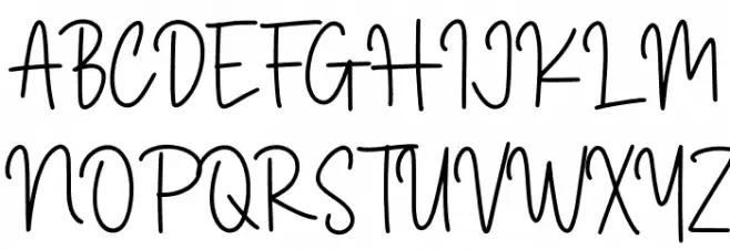 Magnolia Sparkling Demo Schriftart Groß