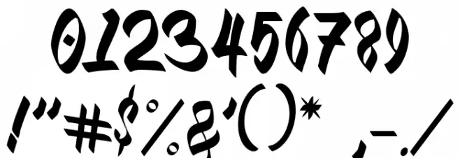 Magnolia Font OTHER CHARS