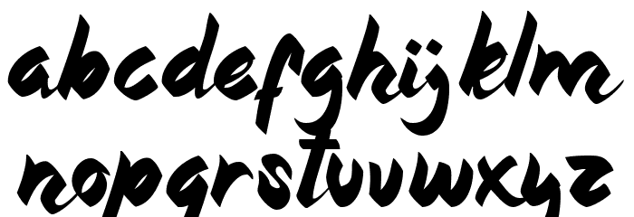 Magnolia Font LOWERCASE