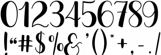 MagnoliaSky Font OTHER CHARS