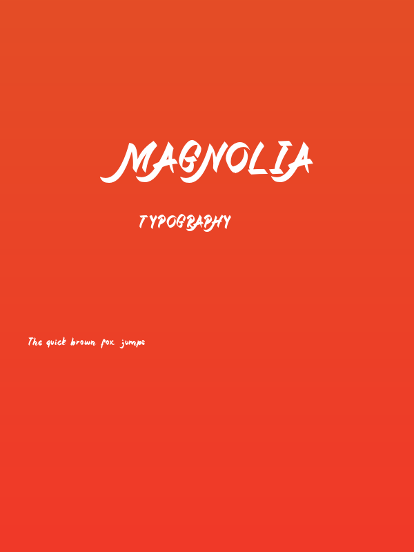 Magnolia Poster