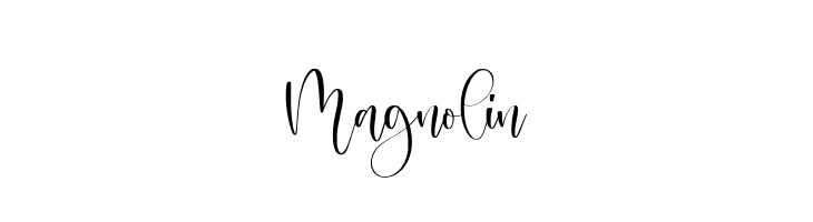 Magnolin  フリーフォントのダウンロード