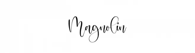 Magnolin  免费字体下载