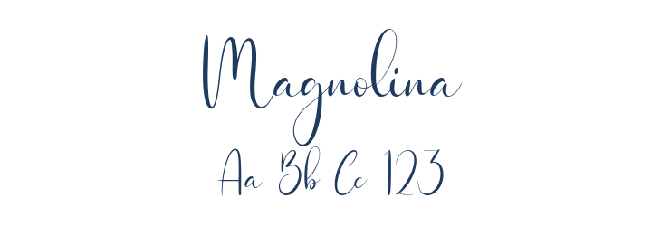 Magnolina Font Preview
